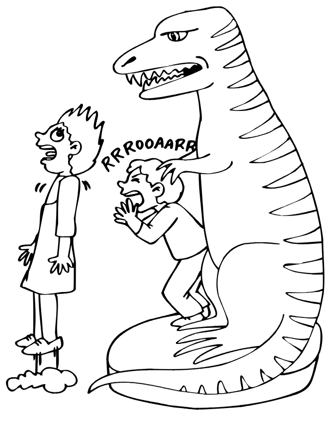 Dinosaurs Coloring Pages 36